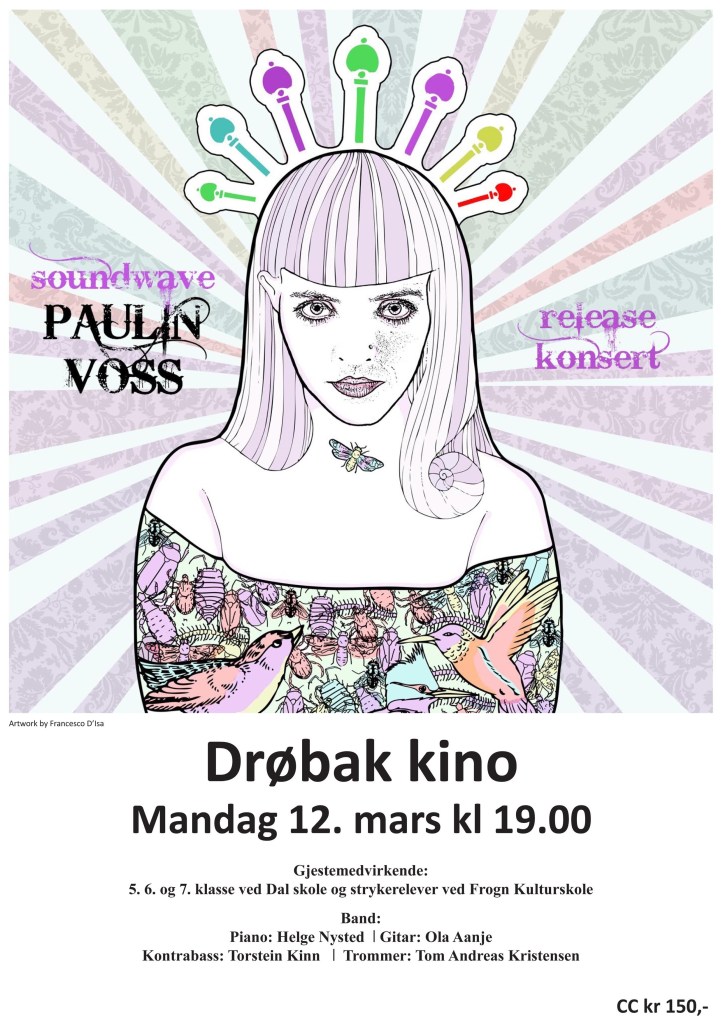 Paulin Voss release concert with band,choir and string section.